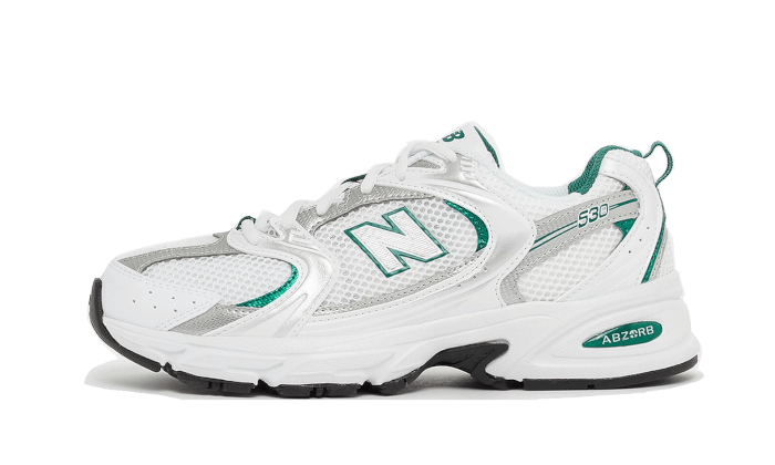 New Balance 530 | White Silver Green | 1 + 1 Gratis